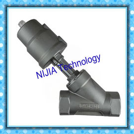 China Burkert PA Actuator Threaded Port 1.5 Inch 2/2 way Pneumatic Angel Seat Valve 304 Stainless Steel supplier