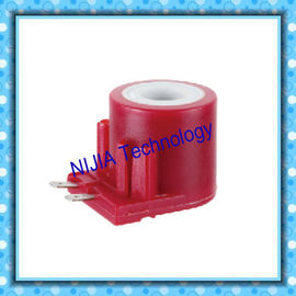 China Red Gas AC Solenoid Coil 2 Pin 15VA Insert Type Electromagnetic Coil supplier