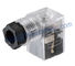 DIN43650C Pneumatic Fittings Junction Box M3 x 25 For 15mm 17mm Solenoid Coil supplier
