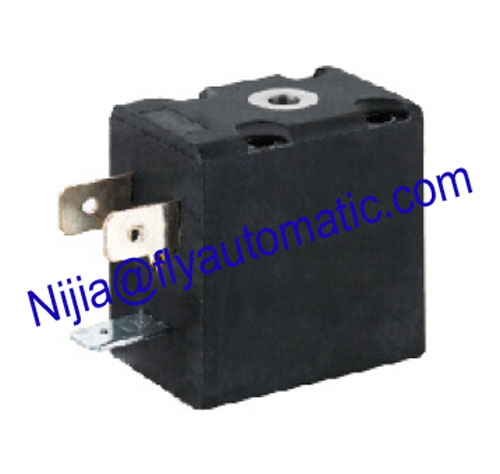 DIN43650B 3 Pin Solenoid Valve Coils 24VDC Solenoid Coil for Sewing Machine