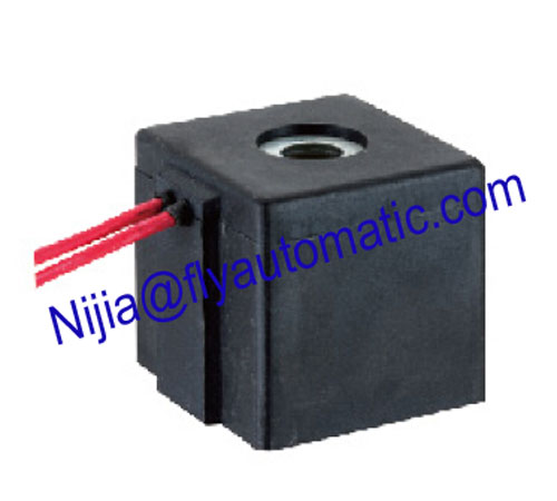 Waterproof 21W Pneumatic Solenoid Coil for Packing Machine , OD 14.4mm DC24V