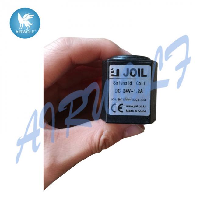 JOIL pulse valve coil make in korea black solenoid coil DC24V 1.2A