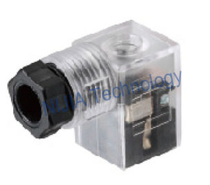 China DIN43650C Pneumatic Fittings Junction Box M3 x 25 For 15mm 17mm Solenoid Coil supplier