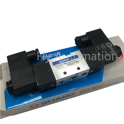 SHAKO PU Series Pilot Solenoid valve 5/2,5/3way Pneumatic control valve PU520-02S(D) PU530-02D
